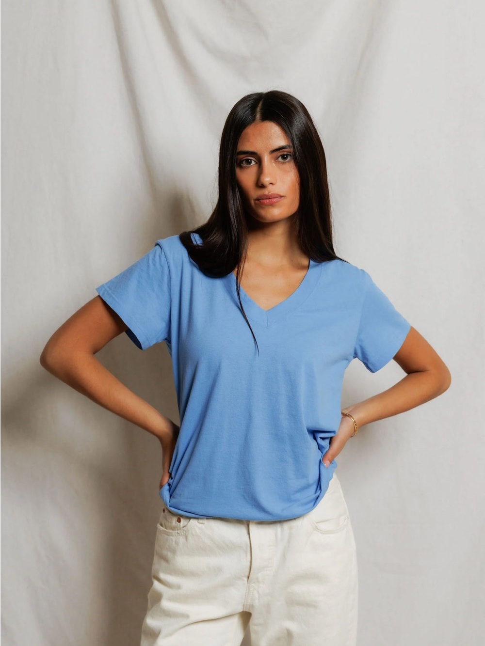 perfectwhitetee Hendrix V-Neck Tee